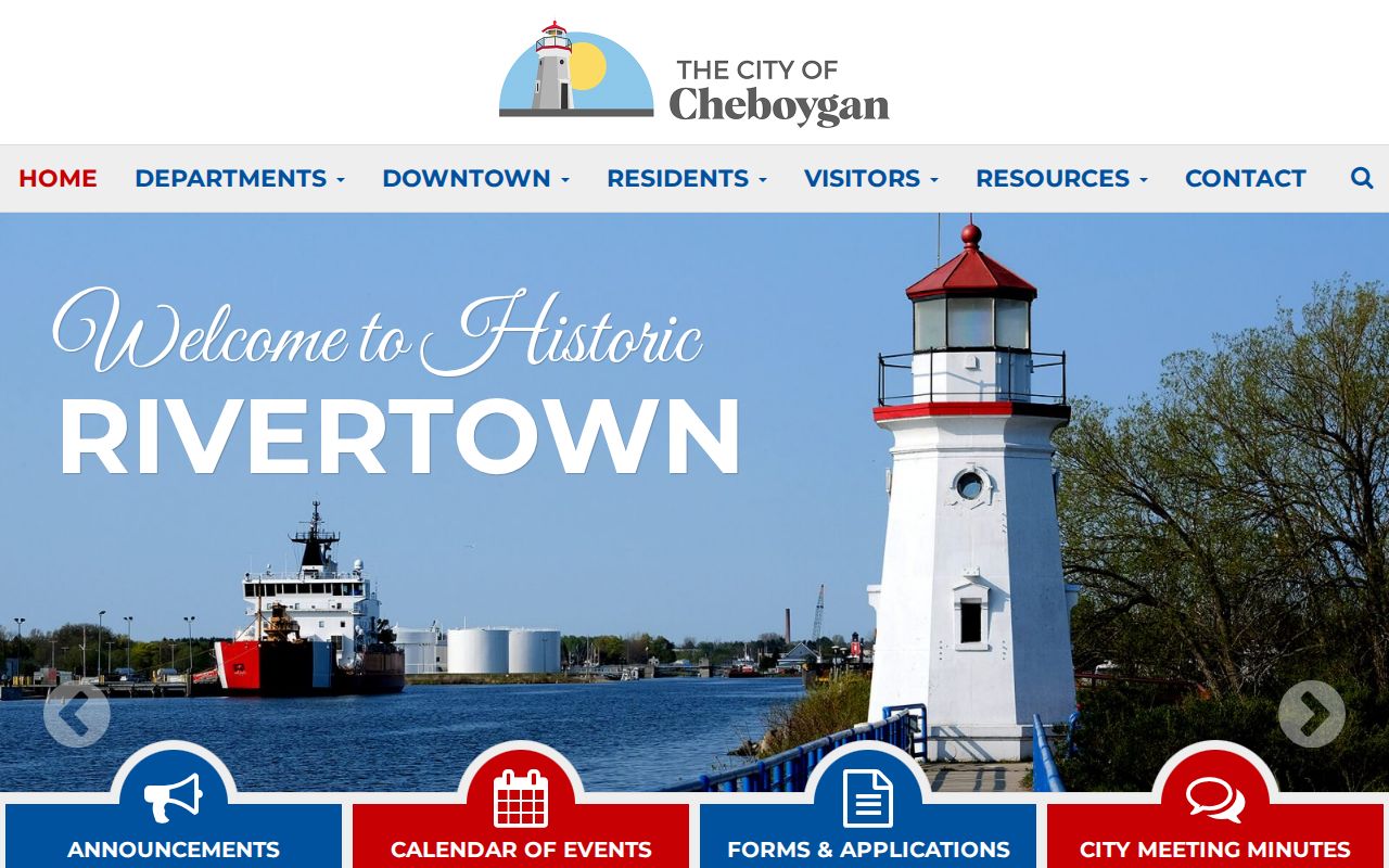Cheboygan city records context for distinguishing City Hall documents from court docket records